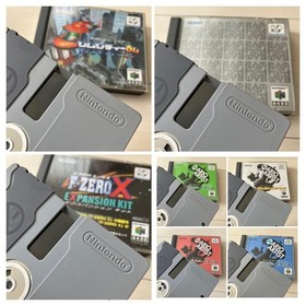 Nintendo 64 N64 DD Console Clear Black Randnet Starter Kit 6 Games Set Japan JP