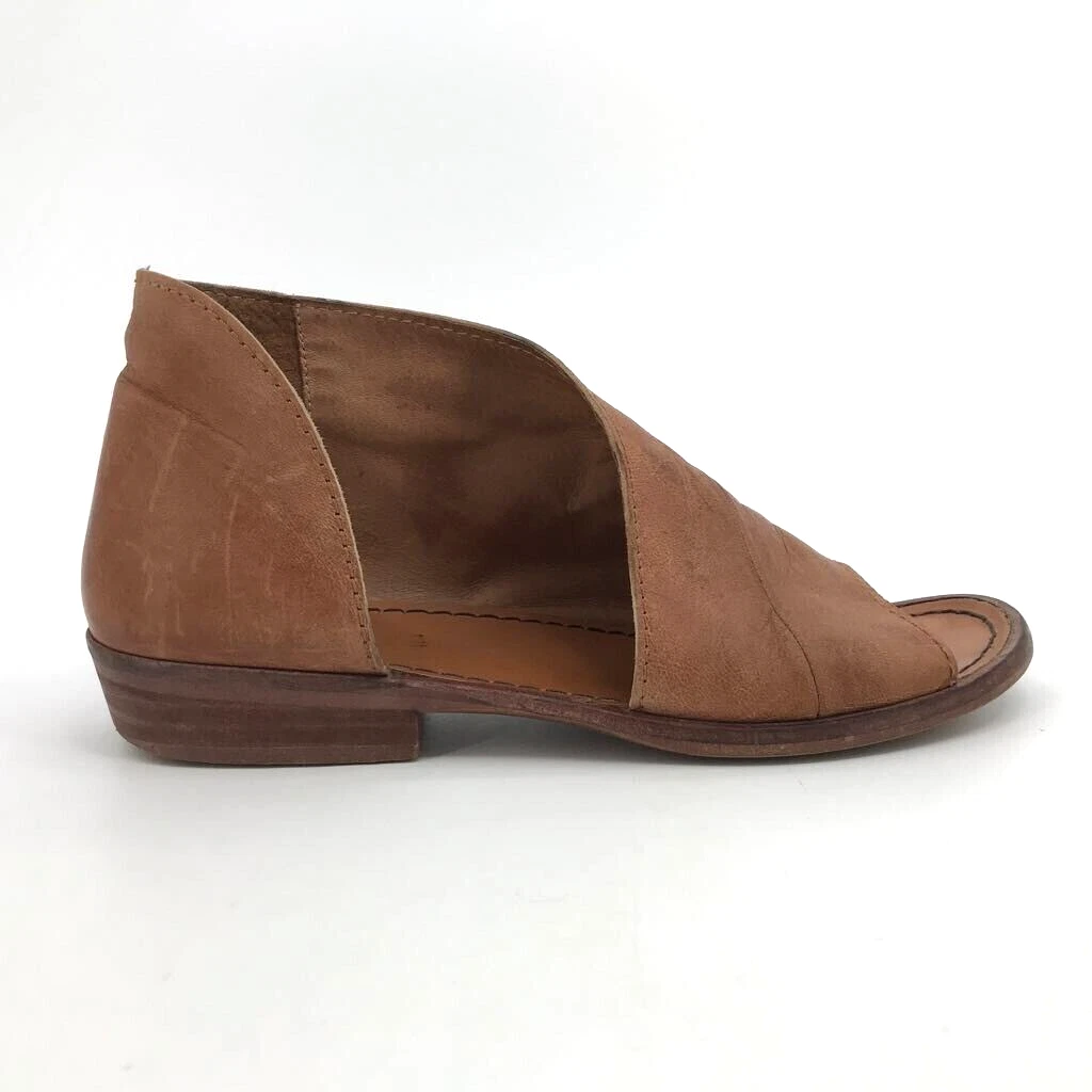 MBT Sandali Free People Donna Mont Blanc Wrap Marroni Spagna Piatti Slip On Eur37 US6 6 5
