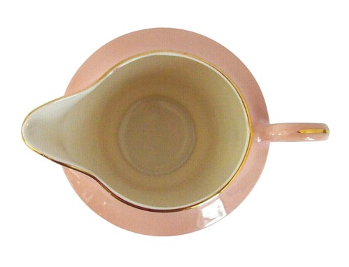 Syracuse China Creamer Pitcher Madame Butterfly Peach Shadow Rose - Picture 8 of 8