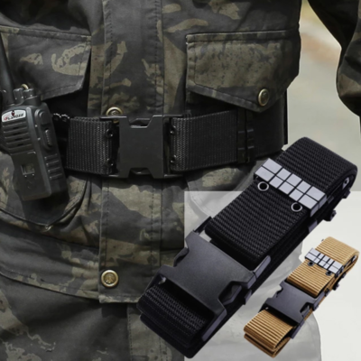 Military Tactical Belt Nylon Web Belt Heavy Duty Metal Buckle 2031 Amygreen