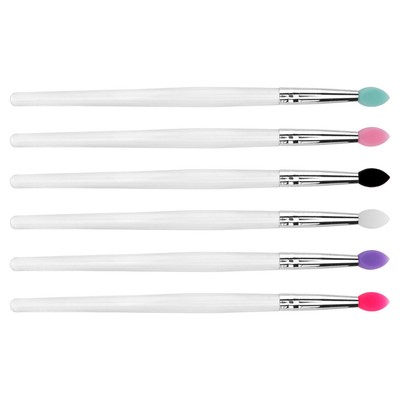 6PCS Eye Blending Pinsel Auge Falte Pinsel Flüssigkeit Creme Pinsel