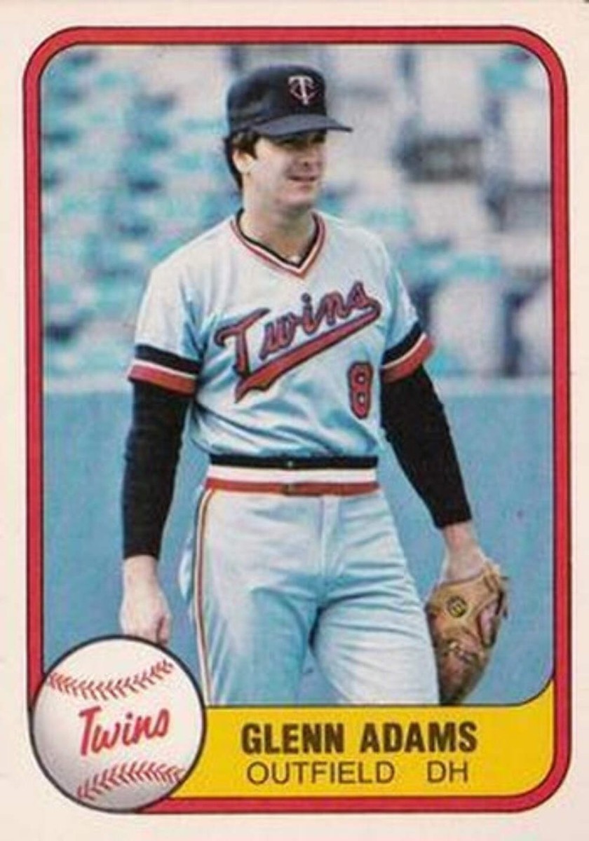 562 Glenn Adams - Minnesota Twins - 1981 Fleer Baseball | eBay