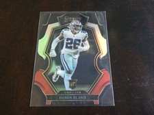 2022 Panini Select Daron Bland Premier Level Black & Red Prizm Die-Cut RC #130