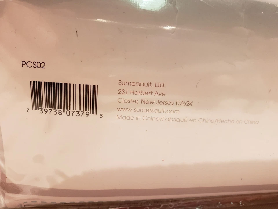 Juego de cama para cuna Sumersault PRINCESS rosa 4 piezas, edredón 2 sábanas para cuna con volantes antipolvo Foto 4 de 4