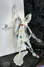 Swarovski SCS 1999 Annual Masquerade Pierrot with Original Box, Beautiful! Clown