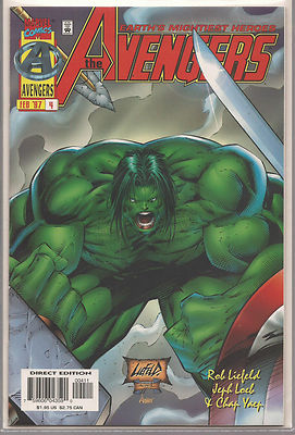 AVENGERS # 4 * HEROES REBORN * NEAR MINT * HULK
