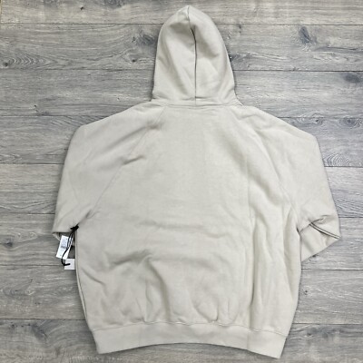 Fear of God Essentials Hoodie Size XL Mens Tan Pullover Long