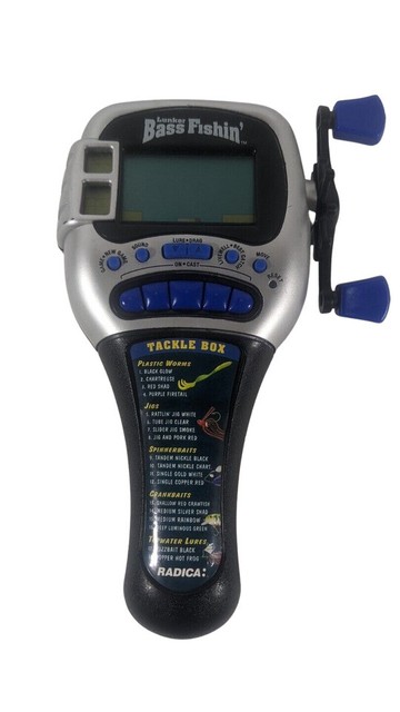 Radica 9735 Lunker Bass Fishin' Handheld Electronic Game for sale