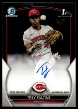 2023 Bowman Chrome Prospect Auto Trey Faltine #CPA-TF JW1