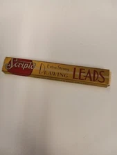Vintage Scripto Extra Strong Drawing Writing Long Lead Black NEW IN BOX USA