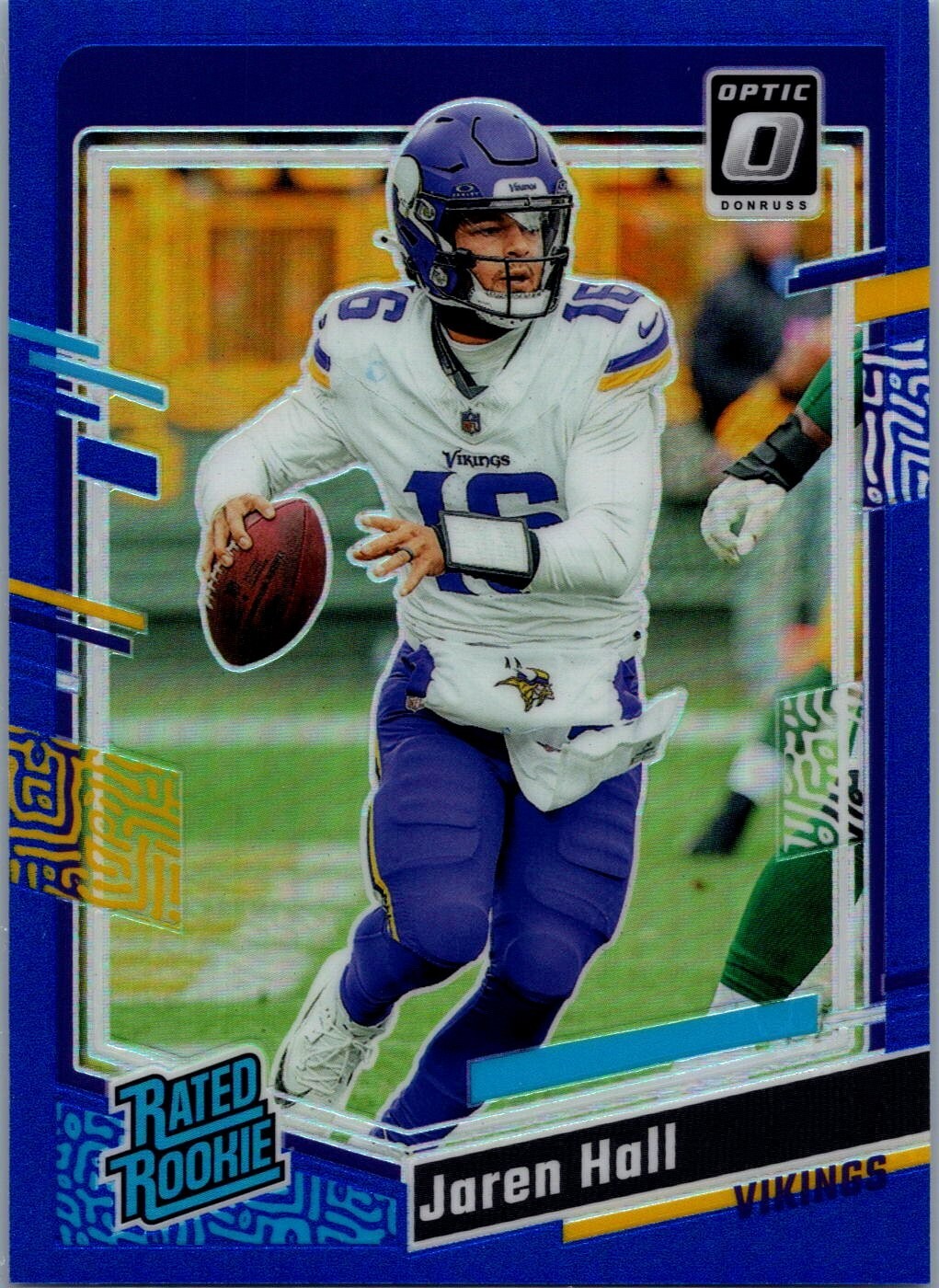 2023 Donruss Optic - Rated Rookie Jaren Hall #270 Blue Prizm /199 (RC)