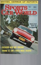 MOTOR MAGAZINE , SPORTS CAR WORLD , SEPTEMBER 1967