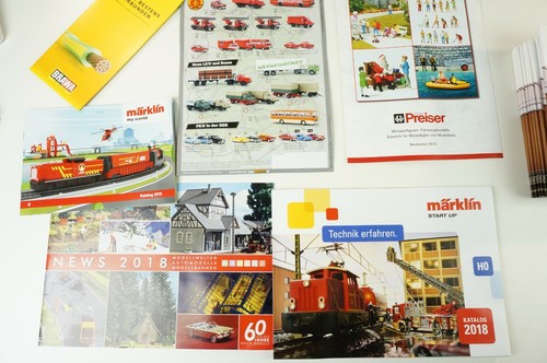 6 catálogos folletos Märklin Preiser Brawa Brekina Busch 2018/2019 H-5428 | Condition: Gut