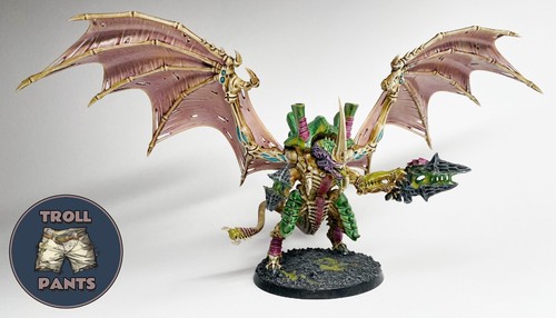 Warhammer 40k Tyranids Winged Hive Tyrant – Pro-Painted & Based