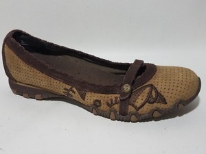 skechers leather flats