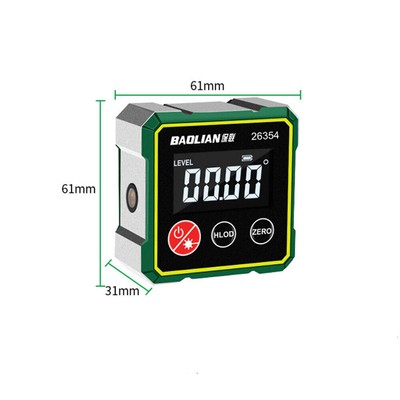 Neu LCD Digital Winkelmessgerät Magnet Winkelsucher Neigungsmesser Inklinometer