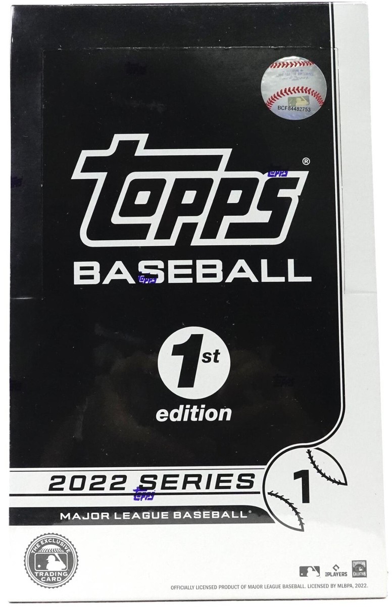 新品】MLB 2022 TOPPS SERIES1 BASEBALL hobby 2022 Topps Series 1, 1ST EDITION, Baseball Hobby Box (Sealed