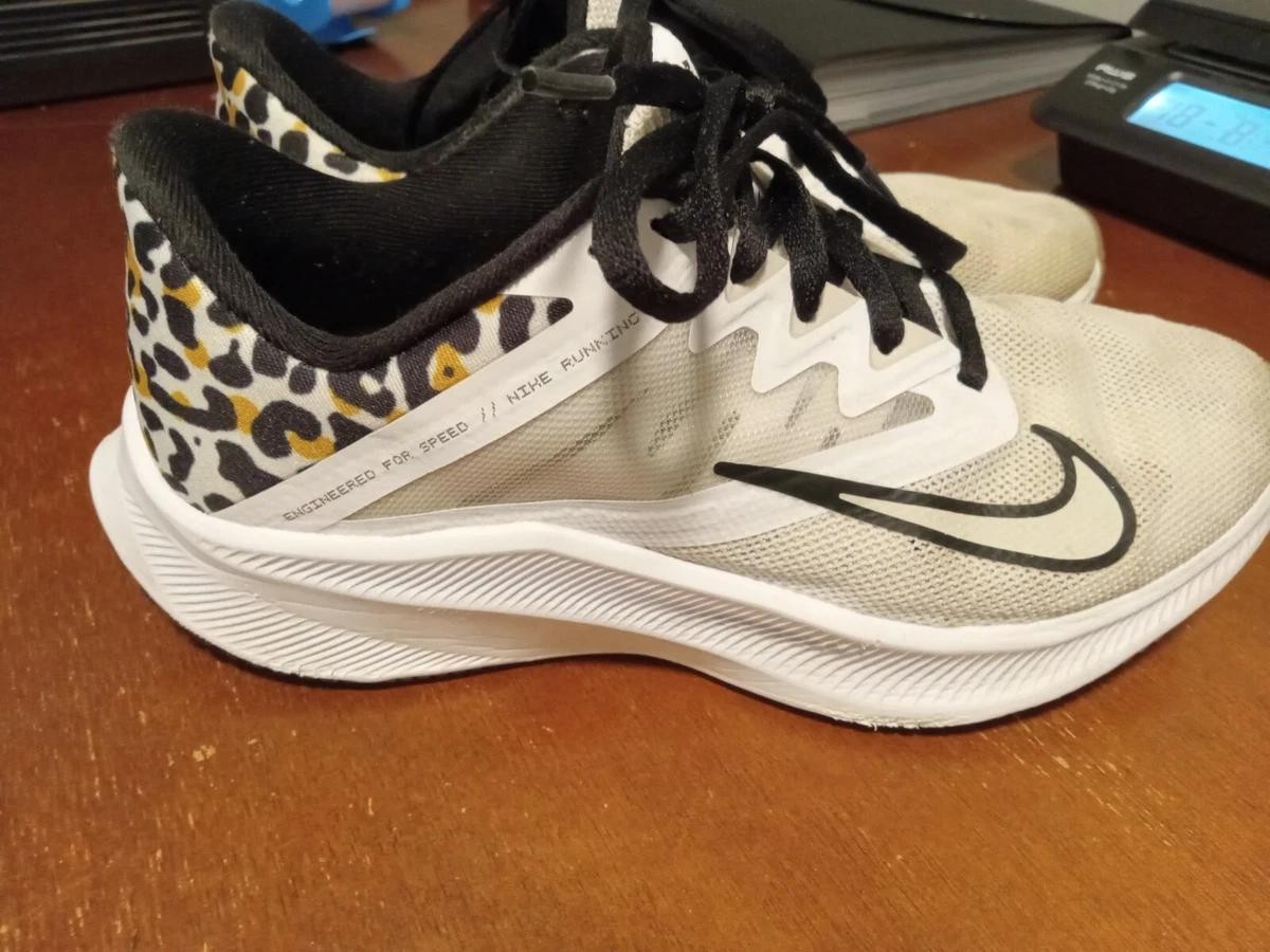 Womens nike leopard cheap print tennis shoes