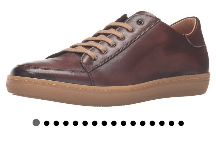 Mezlan Men's Masi Sneaker Brown Leather 81323 Lace Up Low Top