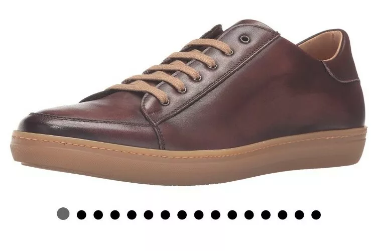 Mezlan Men s Masi Sneaker Brown Leather 81323 Lace Up Low Top
