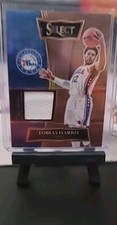 TOBIAS HARRIS 2021-22 SELECT PATCH GAME USED SILVER 76ERS 08/49🔥