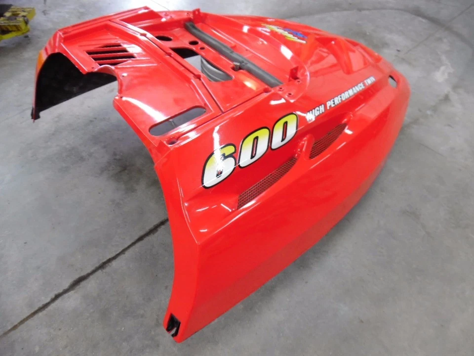 POLARIS INDY XC SP 600 GEN 2 1999 99 XCSP XC600 ROJO CAPÓ PERSONALIZADO 440/700/800 XCR Foto 4 de 4