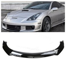 For Toyota Celica 2000 Glossy Black Front Bumper Lip Spoiler Splitter Body Kits