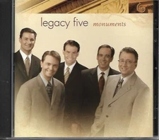 LEGACY FIVE........."MONUMENTS"...........OOP HTF GOSPEL CD