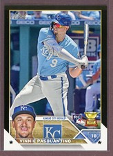 2023 Topps Series 1 Black #302 Vinnie Pasquantino RC (Royals)/72