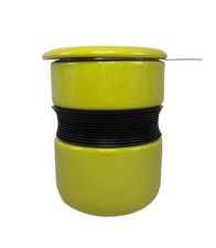 Tazza da tè FORLIFE Curve stile asiatico | con infusore e coperchio | 12 once | VERDE