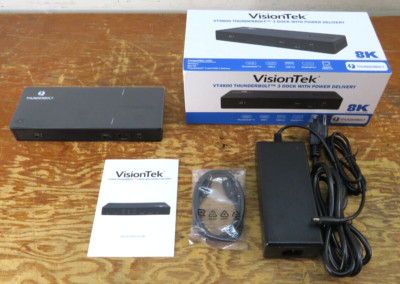 VisionTek VT4800 Thunderbolt 3 Dock with Power Delivery 8K Ultra Hi-Definition