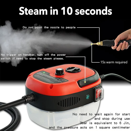 2500W High Pressure Steam Cleaner Machine Portable Cleaning Machine for Home Car - Picture 17 of 31
