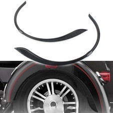 Rear Fender Flares Skirts Trim Accent For Harley Tri-Glide Ultra FLHTCUTG Black