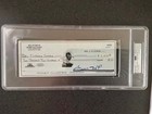 Willie Mays autographed check from home account (PSA/DNA Gem Mint 10).