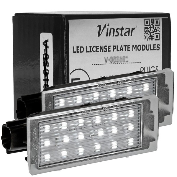 Vinstar LED Kennzeichenbeleuchtung FüR Renault Clio III IV Espace IV Twingo II-image