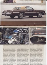 1977 Oldsmobile Toronado 4 Page Color Article