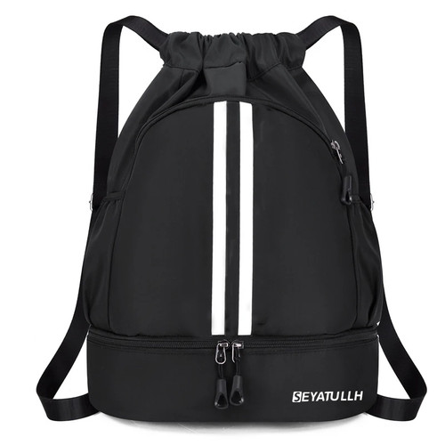 Fitnessrucksack Turnbeutel Sport Basketball Rucksack Reise Outdoor Pack - Bild 34 von 37