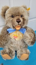 Steiff Mohair Zotty Teddy Bear 20  50cm Made In Germany Fully Jointed Ear Tag
