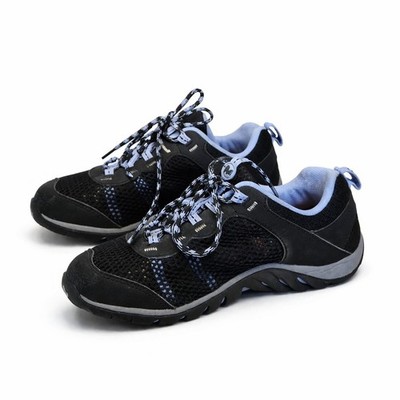 Merrell Riverbed Hiking Trail Shoes Womens Size 8 Black/Lavender Lustre Lace-Up