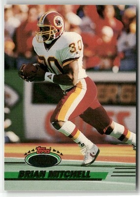 1993 STADIUM CLUB #272 BRIAN MITCHELL WASHINGTON REDSKINS