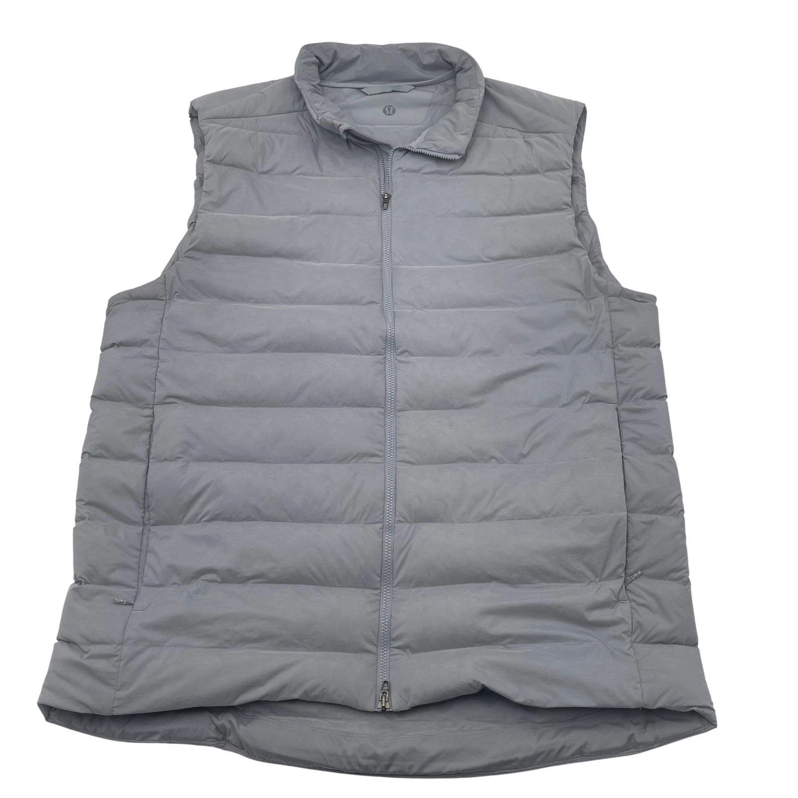 Lululemon Navigation Down Vest Mens Large Grey Quilted Puffer LM4AH7S Full Zip
Opens in a new window