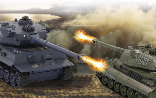 JAMARA 403635 Tank Tiger Battle Set 2.4 GHz Battle Mode with Simulated Damage In - Picture 2 of 4