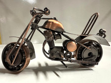 Deko-Motorrad aus Metall–Handgefertigtes Modell, Dekoration & Geschenkidee, 20cm