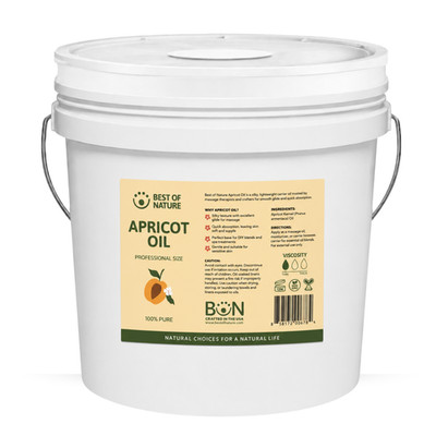 Apricot Kernel Oil - 100% Pure Cold Pressed- Massage Oil - For Skin, Hair & Face