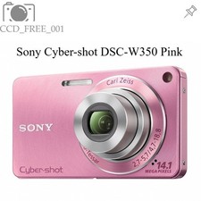 Sony Cyber-shot DSC-W350 Compact Camera 14.1MP 4x Optical Zoom Pink Auto Focus