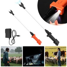 Cattle Prodder Stock Prod LED Rechargeable Electric Shock Livestock for Cow Pig