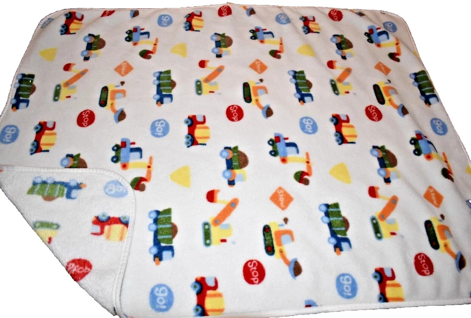 G3!¡GUAU! CIRCO Transporte VEHÍCULOS Felpa Bebé Cuna Manta Edredón Lovey Foto 3 de 4