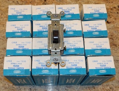 Leviton 1330 Brown Toggle Switches - Lot of 16