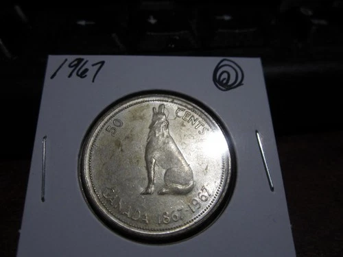 1967 Canada 50 Cents — photo from the most recent tracked eBay sale