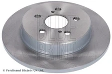 2x BLUE Print Rear Solid Brake Discs For Toyota Corolla